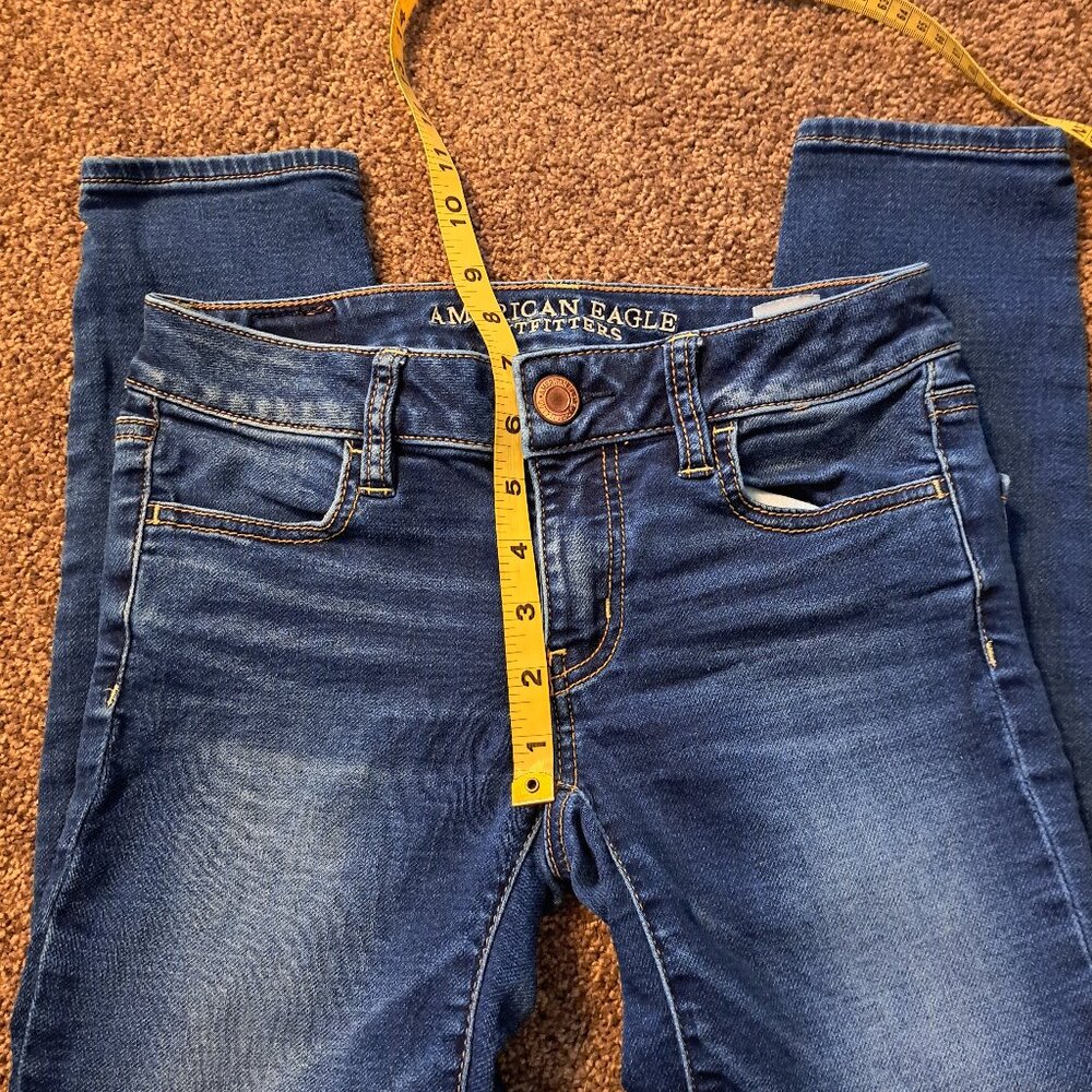 American Eagle Super Stretch Jegging Crop/Capri Jeans - Picture 8 of 9